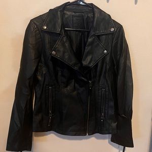 Faux leather jacket